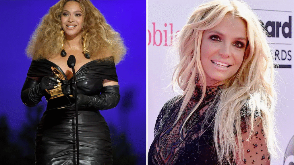 Britney Spears Beyonce videos masking recent legal issues